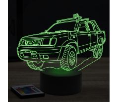 Beling 3D lampa,nissan offroad pickup 2 , 7 farebná Y118