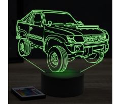 Beling 3D lampa,nissan offroad pickup , 7 farebná Y117