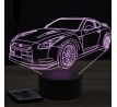 Beling 3D lampa,nissan GTR R35 model 2, 7 farebná Y115