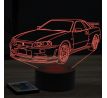 Beling 3D lampa,nissan GTR R34, 7 farebná Y113