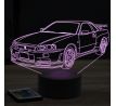 Beling 3D lampa,nissan GTR R34, 7 farebná Y113