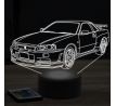 Beling 3D lampa,nissan GTR R34, 7 farebná Y113