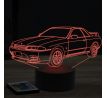 Beling 3D lampa,nissan GTR R32, 7 farebná Y11