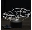 Beling 3D lampa,nissan GTR R32, 7 farebná Y11