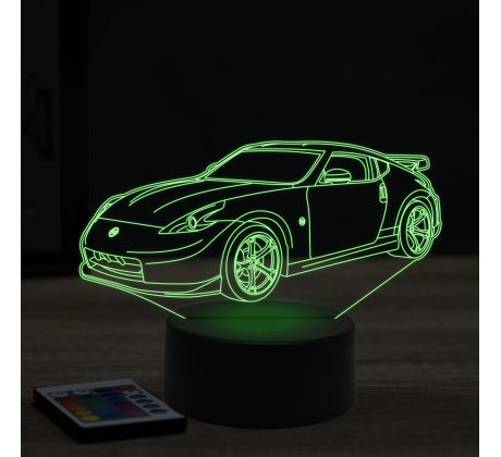 Beling 3D lampa, nissan 370Z nismo, 7 farebná Y9