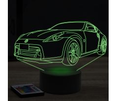 Beling 3D lampa, nissan 370Z, 7 farebná Y8