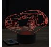 Beling 3D lampa, nissan 370Z, 7 farebná Y8