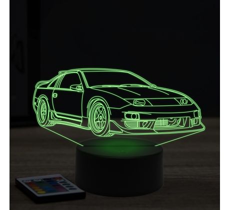 Beling 3D lampa, nissan 300ZX, 7 farebná Y6