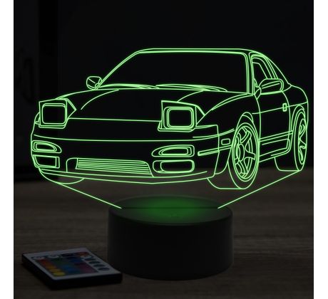 Beling 3D lampa, nissan 240SX, 7 farebná Y5