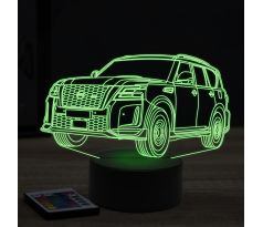 Beling 3D lampa, nissan patrol nismo 2022, 7 farebná Y4