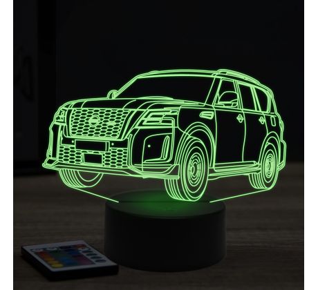 Beling 3D lampa, nissan patrol nismo 2022, 7 farebná Y4