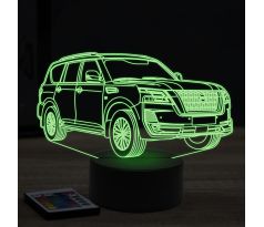 Beling 3D lampa, nissan patrol 2022, 7 farebná Y3