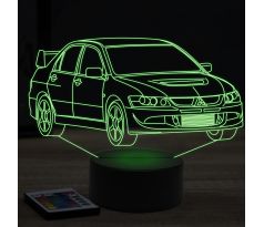 Beling 3D lampa, Mitsubishi Lancer,7 farebná Y38