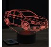 Beling 3D lampa,Mitsubishi Evo X model 2 ,7 farebná Y37