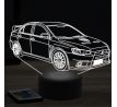 Beling 3D lampa,Mitsubishi Evo X model 2 ,7 farebná Y37