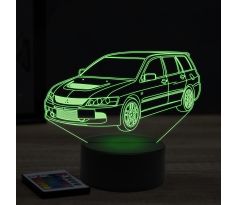 Beling 3D lampa, Mitsubishi Lancer Evo 9 vagon,7 farebná Y35