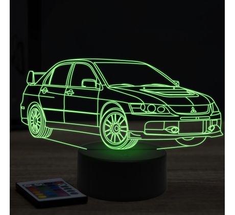 Beling 3D lampa, mitsubishi evolution 8,7 farebná Y31