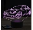 Beling 3D lampa, mitsubishi evolution,7 farebná Y30