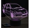 Beling 3D lampa, mitsubishi EVO7 ,7 farebná Y29