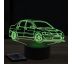 Beling 3D lampa, mitsubishi EVO 8, 7 farebná Y24