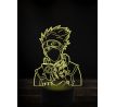 Beling 3D lampa, Naruto kakashi,7 farebná Y38L11