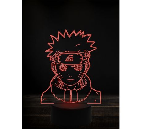 Beling 3D lampa, Naruto 5,7 farebná Y38L9