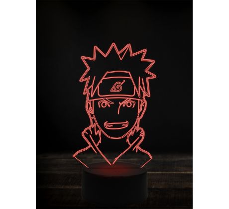 Beling 3D lampa, Naruto 4,7 farebná Y38L8