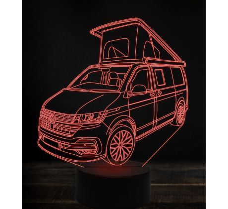 Beling 3D lampa,Volkswagen T6.1, 7 farebná VW46