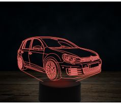 Beling 3D lampa, Volkswagen GTI, 7 farebná VW42