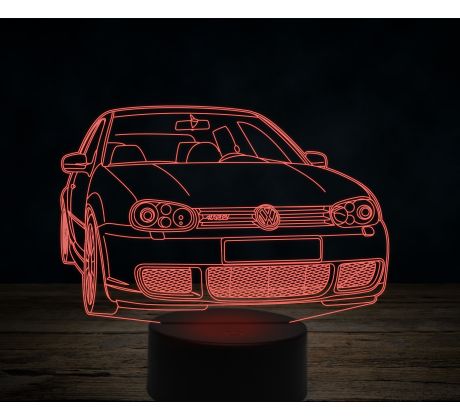 Beling 3D lampa, Volkswagen R32, 7 farebná VW40