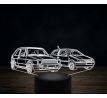 Beling 3D lampa,Volkswagen MK1 cabrio a Polo, 7 farebná VW37