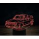 Beling 3D lampa,Volkswagen MK1 cabrio 81, 7 farebná VW36