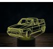 Beling 3D lampa,Volkswagen MK1 cabrio 81, 7 farebná VW36