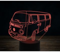 Beling 3D lampa,Volkswagen T2,7 farebná VW30