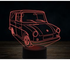 Beling 3D lampa,Volkswagen Type 147 Fridolin,7 farebná VW29