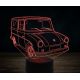 Beling 3D lampa,Volkswagen Type 147 Fridolin,7 farebná VW29
