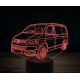 Beling 3D lampa,Volkswagen T5 van, 7 farebná VW26