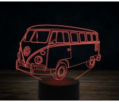 Beling 3D lampa, VOLKSWAGEN T2A KOMBI 1969, 7 farebná VW22