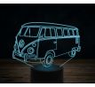 Beling 3D lampa, VOLKSWAGEN T2A KOMBI 1969, 7 farebná VW22