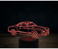 Beling 3D lampa,Volkswagen Karmann Ghia, 7 farebná VW21