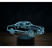 Beling 3D lampa,Volkswagen Karmann Ghia, 7 farebná VW21