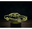 Beling 3D lampa,Volkswagen Karmann Ghia, 7 farebná VW21