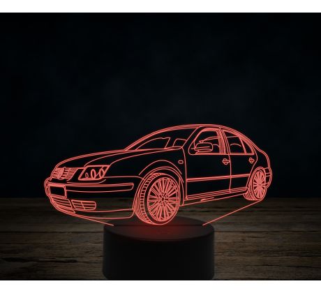 Beling 3D lampa,Volkswagen bora V5, 7 farebná VW15