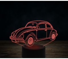 Beling 3D lampa,Vokswagen Beetle 1994, 7 farebná VW14