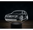 Beling 3D lampa,volksvagen golf 6,7 farebná VW11