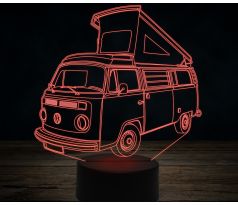 Beling 3D lampa,Volkswagen caravan westfalia ,7 farebná VW7