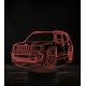 Beling 3D lampa, Jeep renegade 7 farebná, VBN5