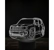 Beling 3D lampa, Jeep renegade 7 farebná, VBN5