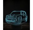 Beling 3D lampa, Jeep renegade 7 farebná, VBN5