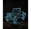 Beling 3D lampa, Jeep Willys MB 7 farebná, VBN3